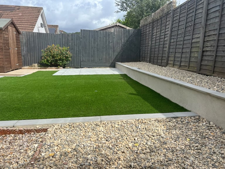 Garden renovation completed by PC Landscaping in South Devon