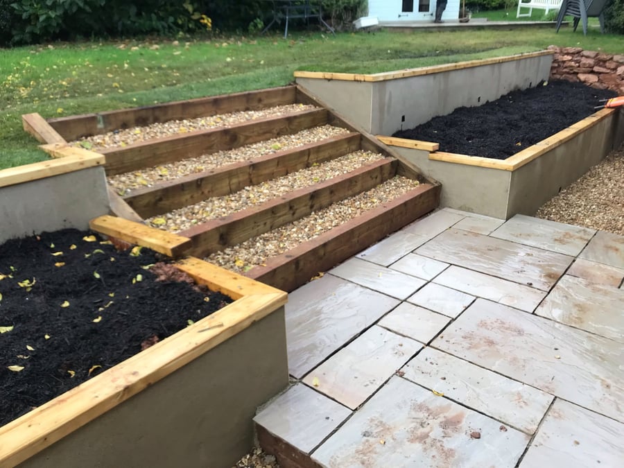 Turfing & Planting by PC Landscaping in South Devon: project photo 4