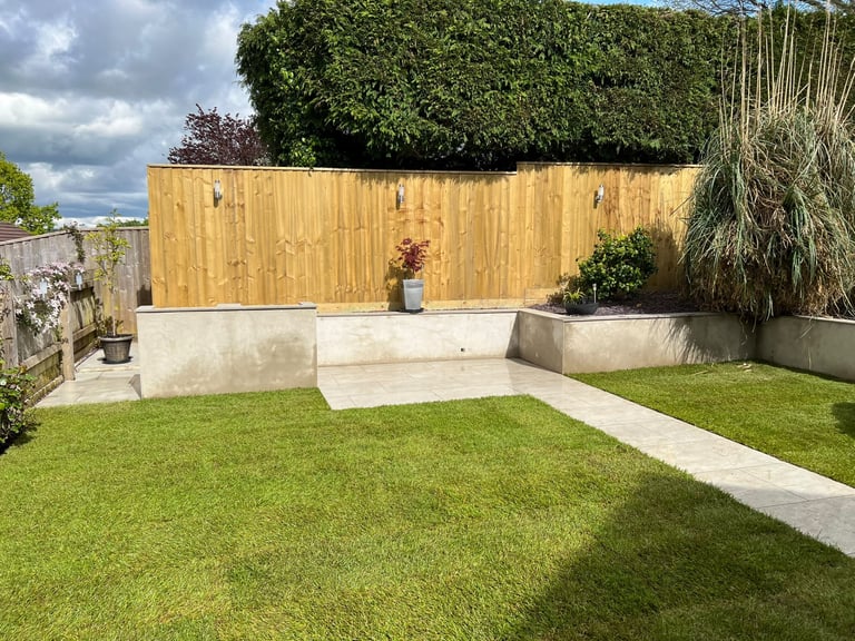 Garden renovation completed by PC Landscaping in South Devon